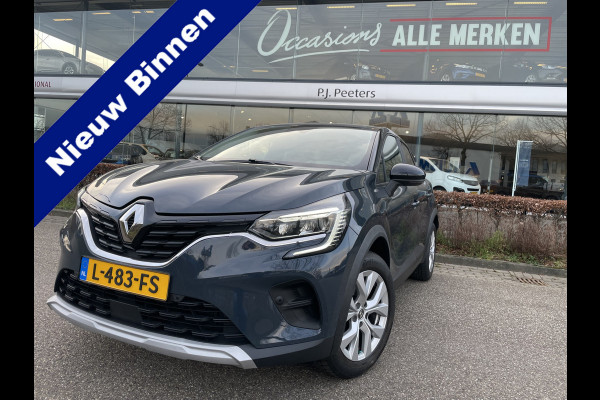 Renault Captur 1.0 TCe 100 Bi-Fuel Business Zen Airco - Cruise control - Parkeersensoren achter - Navigatiesysteem - Bluetooth - Stuur multifunctioneel - Stuur leder - Elektrische ramen - Licht metalen velgen 17 inch - Rijstrooksensor met