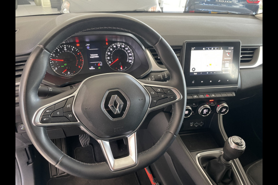 Renault Captur 1.0 TCe 100 Bi-Fuel Business Zen Airco - Cruise control - Parkeersensoren achter - Navigatiesysteem - Bluetooth - Stuur multifunctioneel - Stuur leder - Elektrische ramen - Licht metalen velgen 17 inch - Rijstrooksensor met