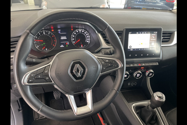 Renault Captur 1.0 TCe 100 Bi-Fuel Business Zen Airco - Cruise control - Parkeersensoren achter - Navigatiesysteem - Bluetooth - Stuur multifunctioneel - Stuur leder - Elektrische ramen - Licht metalen velgen 17 inch - Rijstrooksensor met