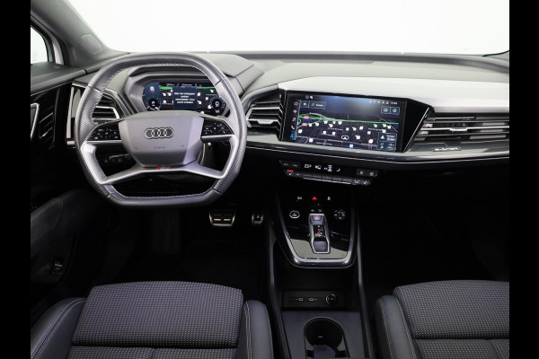 Audi Q4 Sportback e-tron 40 S edition 77 kWh 204 pk | SoH 98% | Navigatie | Parkeersensoren (Park assist) | Achteruitrijcamera | Stoelverwarming | S-Line |