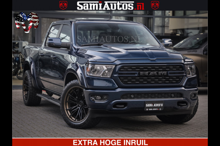 Dodge Ram SPORT | 5.7 V8 4x4 HEMI | PANORAMA DAK | GROOTSCHEM 12 INCH | LPG | Diamond Black Pearl | CREW CAB | DUBBELE CABINE | 5 PERSOONS | DC | VOORRAAD NR 2558 - 6047