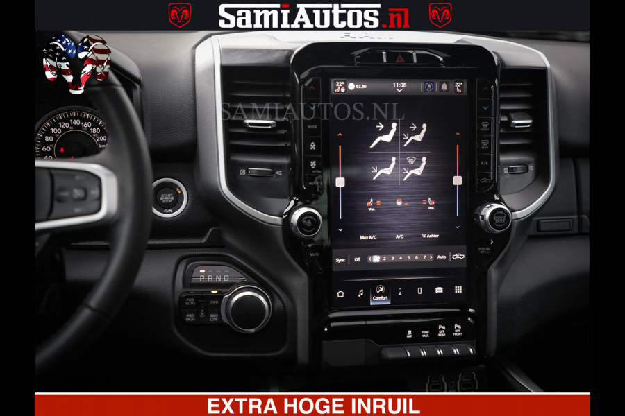 Dodge Ram SPORT | 5.7 V8 4x4 HEMI | PANORAMA DAK | GROOTSCHEM 12 INCH | LPG | Diamond Black Pearl | CREW CAB | DUBBELE CABINE | 5 PERSOONS | DC | VOORRAAD NR 2554 - 6048