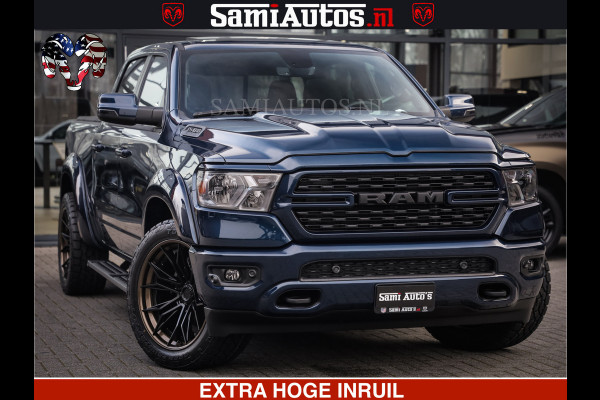 Dodge Ram SPORT | 5.7 V8 4x4 HEMI | PANORAMA DAK | GROOTSCHEM 12 INCH | LPG | Diamond Black Pearl | CREW CAB | DUBBELE CABINE | 5 PERSOONS | DC | VOORRAAD NR 2554 - 6048