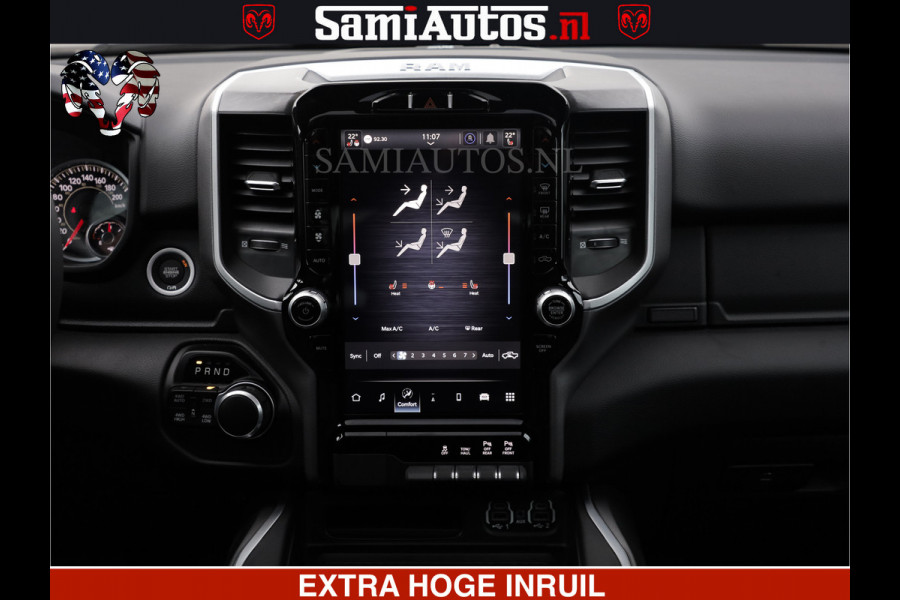 Dodge Ram SPORT | 5.7 V8 4x4 HEMI | PANORAMA DAK | GROOTSCHEM 12 INCH | LPG | Diamond Black Pearl | CREW CAB | DUBBELE CABINE | 5 PERSOONS | DC | VOORRAAD NR 2554 - 6048