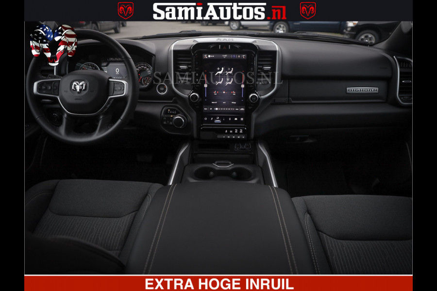 Dodge Ram SPORT | 5.7 V8 4x4 HEMI | PANORAMA DAK | GROOTSCHEM 12 INCH | LPG | Diamond Black Pearl | CREW CAB | DUBBELE CABINE | 5 PERSOONS | DC | VOORRAAD NR 2554 - 6048