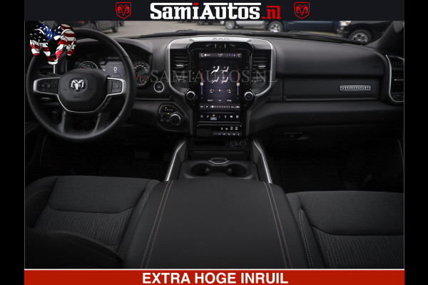 Dodge Ram SPORT | 5.7 V8 4x4 HEMI | PANORAMA DAK | GROOTSCHEM 12 INCH | LPG | Diamond Black Pearl | CREW CAB | DUBBELE CABINE | 5 PERSOONS | DC | VOORRAAD NR 2554 - 6048