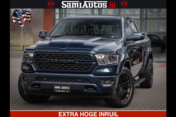 Dodge Ram SPORT | 5.7 V8 4x4 HEMI | PANORAMA DAK | GROOTSCHEM 12 INCH | LPG | Diamond Black Pearl | CREW CAB | DUBBELE CABINE | 5 PERSOONS | DC | VOORRAAD NR 2556 - 6053