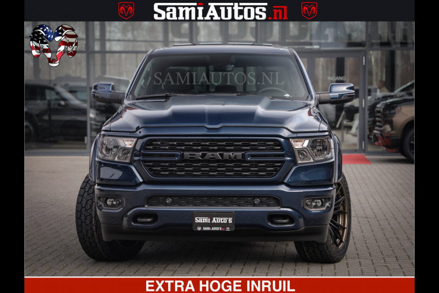 Dodge Ram SPORT | 5.7 V8 4x4 HEMI | PANORAMA DAK | GROOTSCHEM 12 INCH | LPG | Diamond Black Pearl | CREW CAB | DUBBELE CABINE | 5 PERSOONS | DC | VOORRAAD NR 2556 - 6053