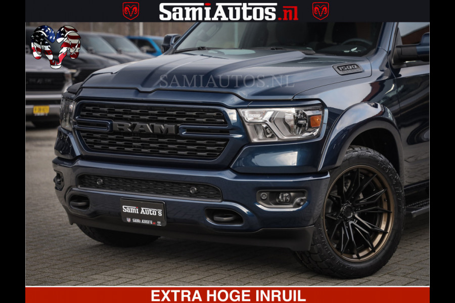 Dodge Ram SPORT | 5.7 V8 4x4 HEMI | PANORAMA DAK | GROOTSCHEM 12 INCH | LPG | Diamond Black Pearl | CREW CAB | DUBBELE CABINE | 5 PERSOONS | DC | VOORRAAD NR 2556 - 6053