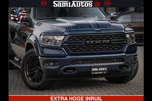 Dodge Ram SPORT | 5.7 V8 4x4 HEMI | PANORAMA DAK | GROOTSCHEM 12 INCH | LPG | Diamond Black Pearl | CREW CAB | DUBBELE CABINE | 5 PERSOONS | DC | VOORRAAD NR 2556 - 6053