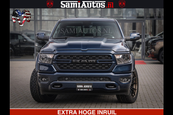Dodge Ram SPORT | 5.7 V8 4x4 HEMI | PANORAMA DAK | GROOTSCHEM 12 INCH | LPG | Patriot Blue CREW CAB | DUBBELE CABINE | 5 PERSOONS | DC | VOORRAAD NR 2557 - 3328