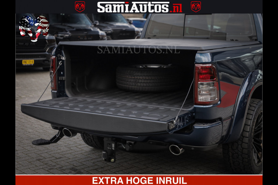 Dodge Ram SPORT | 5.7 V8 4x4 HEMI | PANORAMA DAK | GROOTSCHEM 12 INCH | LPG | Patriot Blue CREW CAB | DUBBELE CABINE | 5 PERSOONS | DC | VOORRAAD NR 2557 - 3328