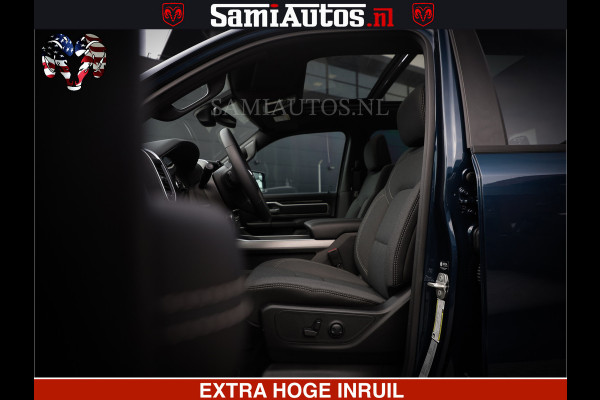 Dodge Ram SPORT | 5.7 V8 4x4 HEMI | PANORAMA DAK | GROOTSCHEM 12 INCH | LPG | Patriot Blue CREW CAB | DUBBELE CABINE | 5 PERSOONS | DC | VOORRAAD NR 2557 - 3328
