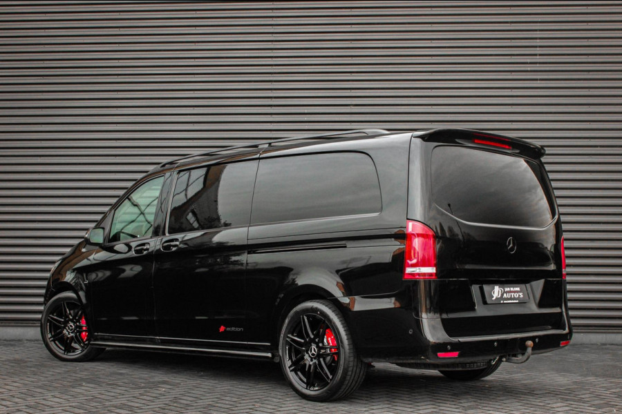 Mercedes-Benz Vito 190PK EXTRA LANG JB- EDITION FULL BLACK / AMG / SPOILER / VERLAGINGSVEREN / NAVIGATIE / SIDE- BARS / FULL / NAV