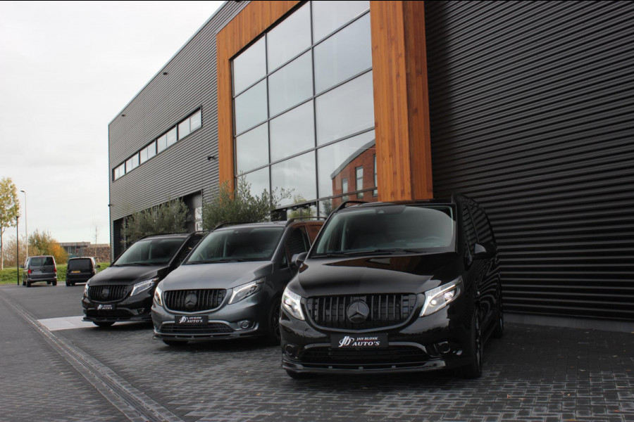 Mercedes-Benz Vito 190PK EXTRA LANG JB- EDITION FULL BLACK / AMG / SPOILER / VERLAGINGSVEREN / NAVIGATIE / SIDE- BARS / FULL / NAV