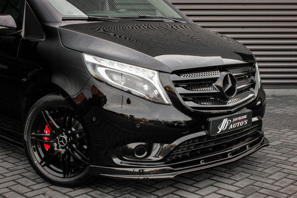 Mercedes-Benz Vito 190PK EXTRA LANG JB- EDITION FULL BLACK / AMG / SPOILER / VERLAGINGSVEREN / NAVIGATIE / SIDE- BARS / FULL / NAV