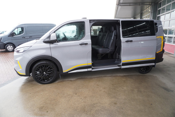 Ford Transit Custom 320L 2.0 TDCI 136PK L2H1 Trail DubbelCabine Schuifdeur L/R Nr. V090 | Airco | Adap | Navi| Camera | Blis |20 Inch Lm velgen DEMO