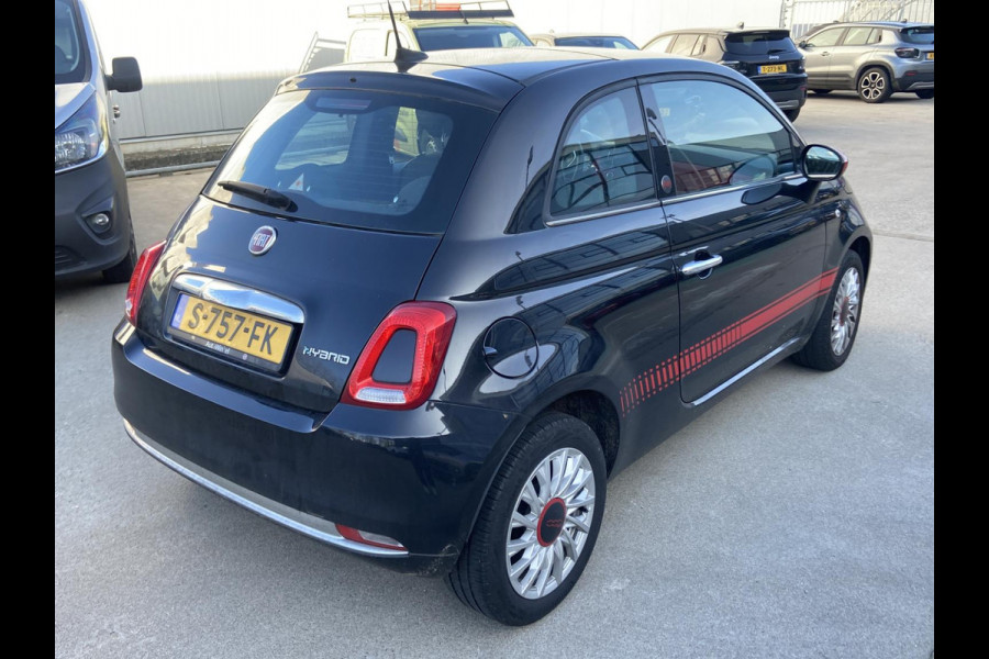 Fiat 500 1.0 Hybrid RED | Panoramadak! | Carplay |
