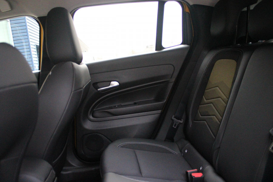 Jeep Avenger 1.2 110PK e-HYbrid SUMMIT | JBL PREMIUM AUDIO SYSTEEM | ACHTERUITRIJ CAMERA | STOEL VERWARMING | SFEERVERLICHTING | FULL LED KOPLAMPEN | 18" LICHTMETALEN VELGEN | DRAADLOZE TELEFOONLADER | DRAADLOZE APPLE CARPLAY/ANDROID AUTO | ADAPTIVE CRUISE CONTROL | PARKEERSENSOREN VOOR EN ACHTER | KEYLESS ENTRY/START | DODEHOEK DETECTIE | ELEKTRISCH BEDIENBARE ACHTERKLEP | VERWARMDE VOORRUIT | EXTRA GETINTE ACHTERRUITEN |