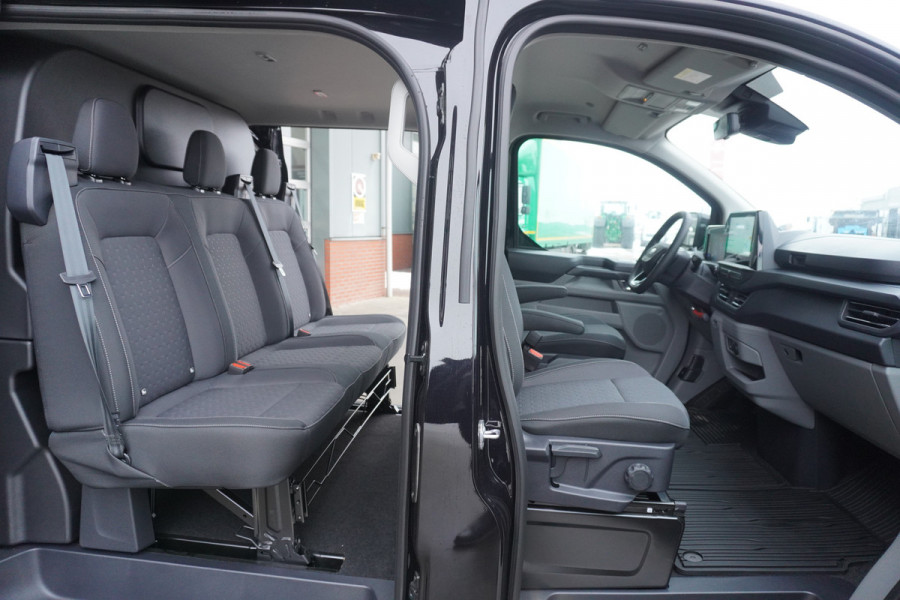 Ford Transit Custom 320L 2.0 TDCI 170PK L2H1 Limited DubbelCabine Automaat Nr. V094 | Elektrische Schuifdeur L+R | Airco | Adap.Cruise | Navi | 360 Camera/20 inch LM velgen enz enz DEMO