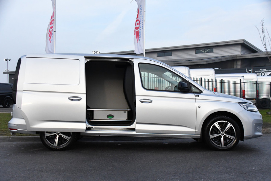Volkswagen Caddy Cargo Maxi 2.0 TDI Exclusive PB Edition Adaptieve Cruise, Camera, Carplay, 122pk. LED, Stoelverwarming, Trekhaak, Standkachel, Automaat, Uniek!