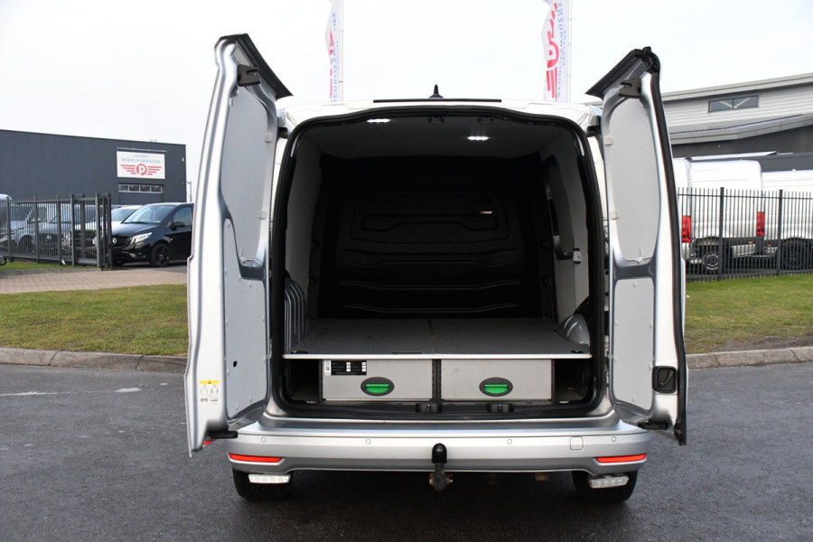 Volkswagen Caddy Cargo Maxi 2.0 TDI Exclusive PB Edition Adaptieve Cruise, Camera, Carplay, 122pk. LED, Stoelverwarming, Trekhaak, Standkachel, Automaat, Uniek!