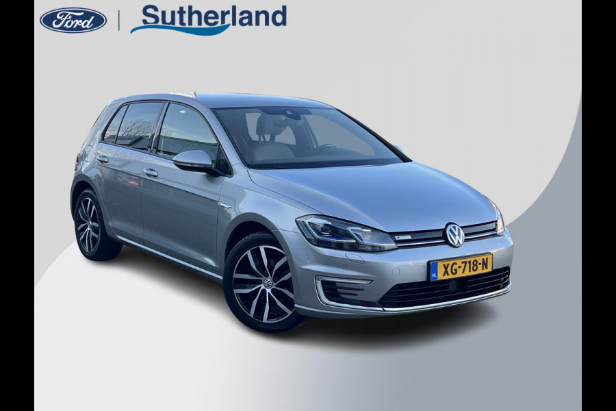 Volkswagen e-Golf e-Golf Verwarmde voorstoelen | Lederen bekleding | Achteruitrijcamera | Warmtepomp