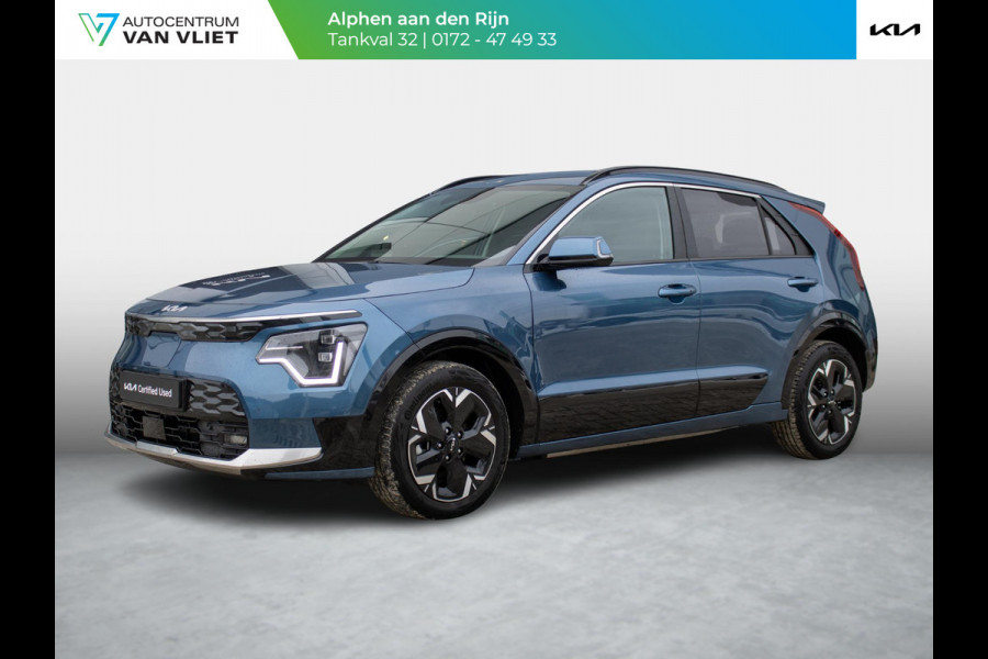 Kia Niro EV Edition Advanced 64.8 kWh Leder | LED | Stoelverwarming | Navigatie | Carplay | Adapt. Cruise | Climate | Keyless | Camera