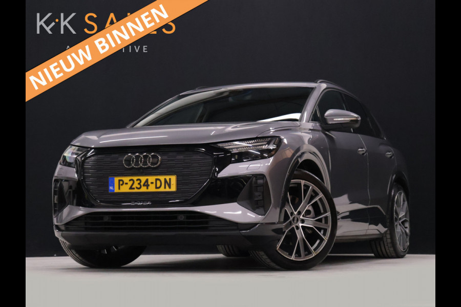 Audi Q4 e-tron 40 Launch edition Advanced Plus 77 kWh [APPLE CARPLAY, ANDROID, DIGITAL DASH, STOELVERWARMING, ADAPTIVE CRUISE, CAMERA, PDC V+A, ELEK. ACHTERKLEP, CLIMATE, NIEUWSTAAT]