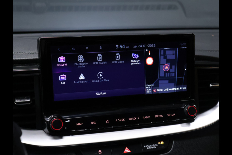 Kia ProCeed 1.0 T-GDi GT-Line [APPLE CARPLAY, ANDROID, SPORTSTOELEN, STUURVERWARMING, SPORTSTUUR, STOELVERWARMING, CAMERA, KEYLESS ENTRY, LANE ASSIST, CRUISE, ELEK. ACHTERKLEP, CLIMATE, NIEUWSTAAT]