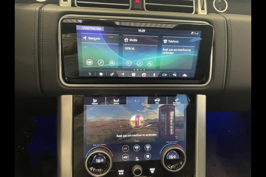 Land Rover Range Rover 3.0 TDV6 Autobiography Trekhaak Panoramadak Navigatie Apple Carplay/Android Auto Adaptive Cruise Control Camera Parkeersensoren Head-up Display Stoelverwarming en verkoeling Stuurverwarming Matrix Ledkoplampen Getinte ramen Luchtvering