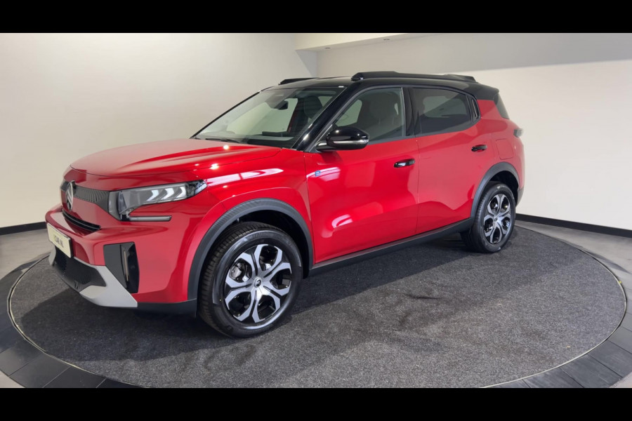Citroën Ë-C3 Aircross Plus 113pk Comfort Range 44 kWh 11 kw lader | Apple Carplay | Parkeercamera | Zwart dak!