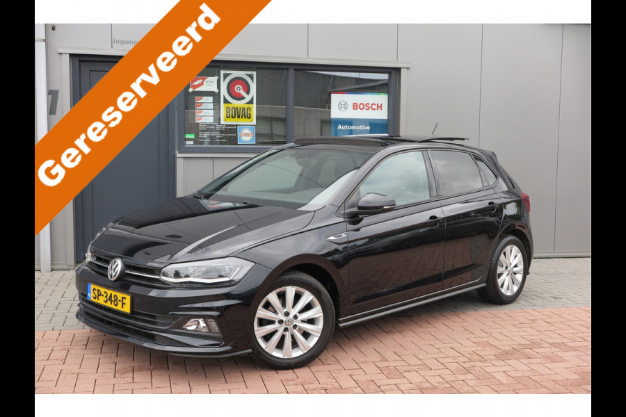 Volkswagen Polo 1.0 TSI 85kw 116pk R-Line Highline , 6 versn. Panoramadak, Led , PDC, Cruise, Carplay , Achteruitrijcamera , Sportstoelen , Actieve demping .DAB+, etc .
