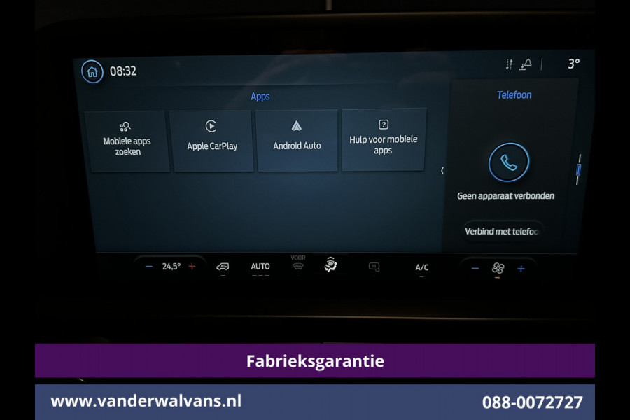 Ford Transit Custom 2.0 TDCI 111pk L1H1 Fabrieksgarantie Euro6 Airco | Camera | Apple Carplay | LED | Cruisecontrol Android Auto, Verwarmde voorruit, Parkeersensoren, Bijrijdersbank