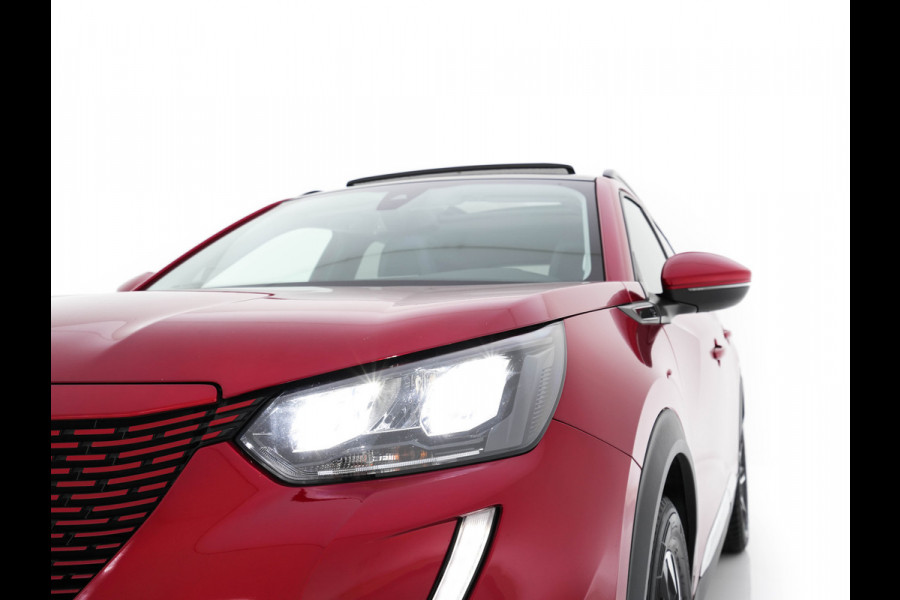 Peugeot e-2008 EV Allure 50 kWh [ 3-Fase ] {SOH-84%} (INCL-BTW) *PANO | LEATHER-FABRIC | FULL-LED | SPORT-SEATS | DIGI-COCKPIT | CAMERA | KEYLESS | PRIVACY-GLASS | DAB+ | NAVI-FULLMAP | ECC | CARPLAY | LANE-ASSIST | PDC | CRUISE | 17''ALU*