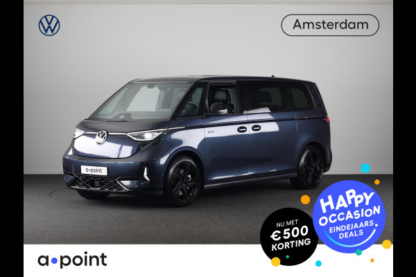 Volkswagen ID. Buzz GTX 86 kWh LWB 7p. 340 pk | Verlengde garantie | Navigatie | Trekhaak (wegklapbaar) | Parkeersensoren (Park assist) | Achteruitrijcamera | Stoelverwarming v/a |