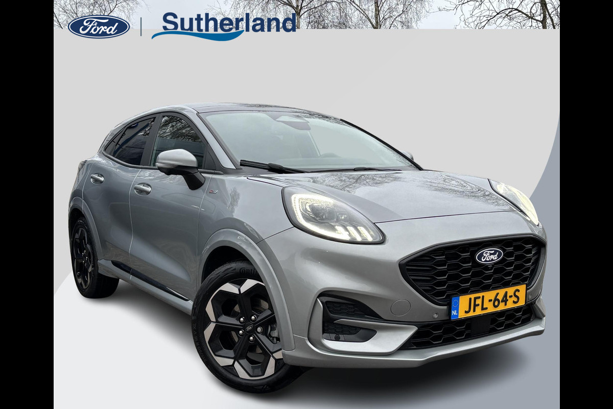 Ford Puma 1.0 EcoBoost Hybrid ST-Line X 155pk Automaat | Panoramadak | Afneembare trekhaak | Winter Pack | Adaptive cruise control | 360 graden camera | Bang&Olufsen | Elektrische achterklep | Matrix LED