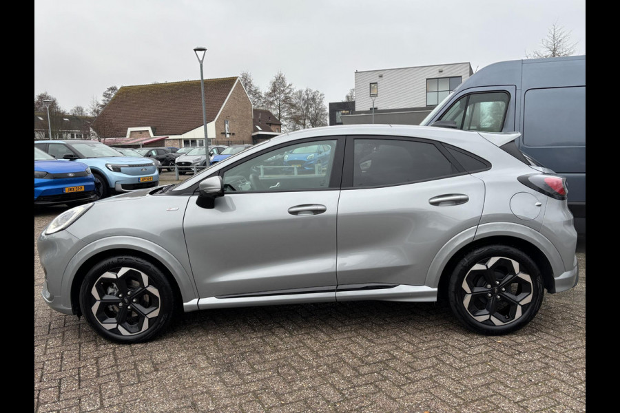 Ford Puma 1.0 EcoBoost Hybrid ST-Line X 155pk Automaat | Panoramadak | Afneembare trekhaak | Winter Pack | Adaptive cruise control | 360 graden camera | Bang&Olufsen | Elektrische achterklep | Matrix LED
