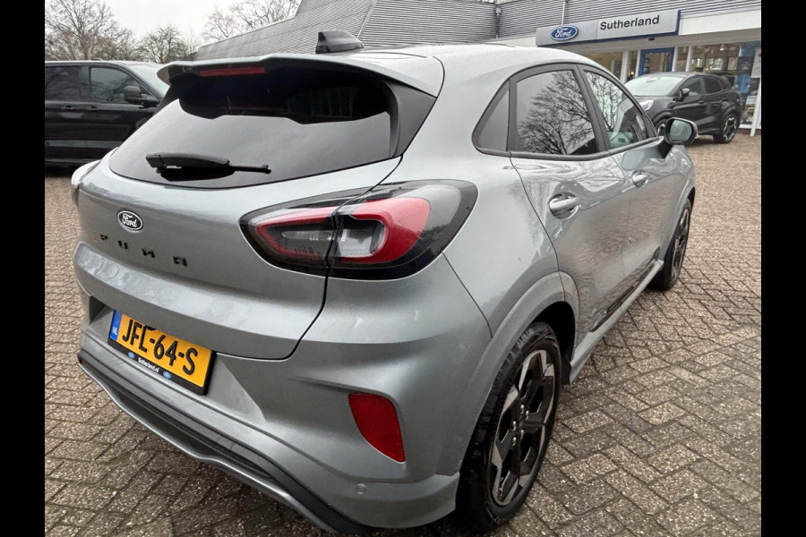 Ford Puma 1.0 EcoBoost Hybrid ST-Line X 155pk Automaat | Panoramadak | Afneembare trekhaak | Winter Pack | Adaptive cruise control | 360 graden camera | Bang&Olufsen | Elektrische achterklep | Matrix LED