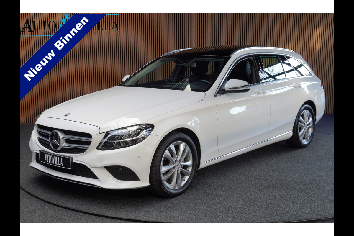 Mercedes-Benz C-Klasse Estate 180 Navi Leder Camera LED PTS Elektr. achterklep Climate Control LM velgen