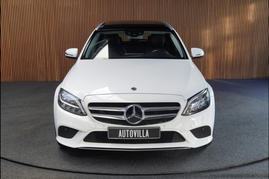 Mercedes-Benz C-Klasse Estate 180 Navi Leder Camera LED PTS Elektr. achterklep Climate Control LM velgen