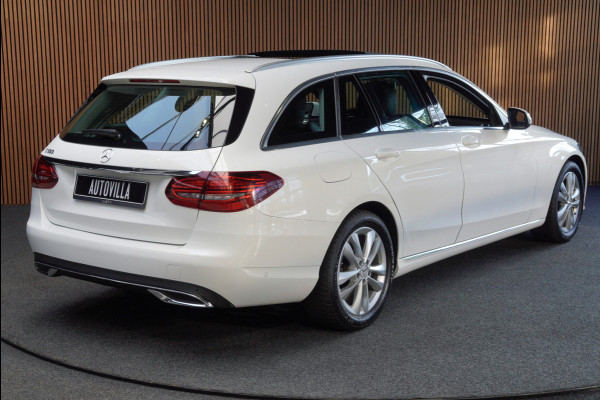 Mercedes-Benz C-Klasse Estate 180 Navi Leder Camera LED PTS Elektr. achterklep Climate Control LM velgen