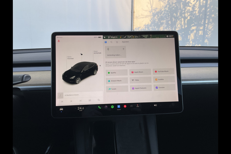 Tesla Model Y Long Range AWD 75 kWh Autopilot Leer Pano.dak 360° Black Warmtepomp