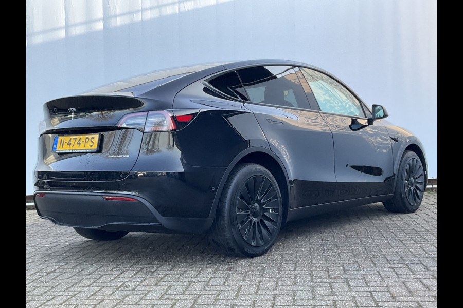 Tesla Model Y Long Range AWD 75 kWh Autopilot Leer Pano.dak 360° Black Warmtepomp