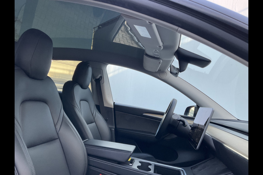 Tesla Model Y Long Range AWD 75 kWh Autopilot Leer Pano.dak 360° Black Warmtepomp