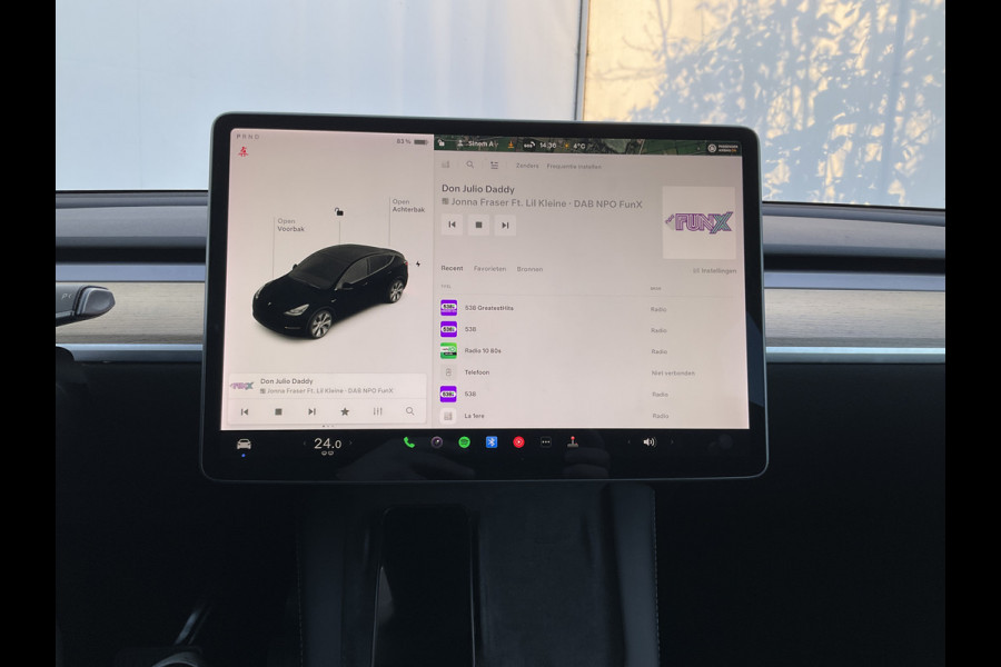 Tesla Model Y Long Range AWD 75 kWh Autopilot Leer Pano.dak 360° Black Warmtepomp