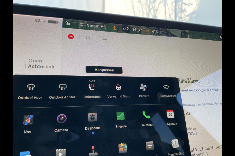 Tesla Model Y Long Range AWD 75 kWh Autopilot Leer Pano.dak 360° Black Warmtepomp
