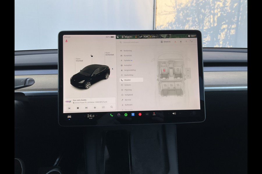 Tesla Model Y Long Range AWD 75 kWh Autopilot Leer Pano.dak 360° Black Warmtepomp
