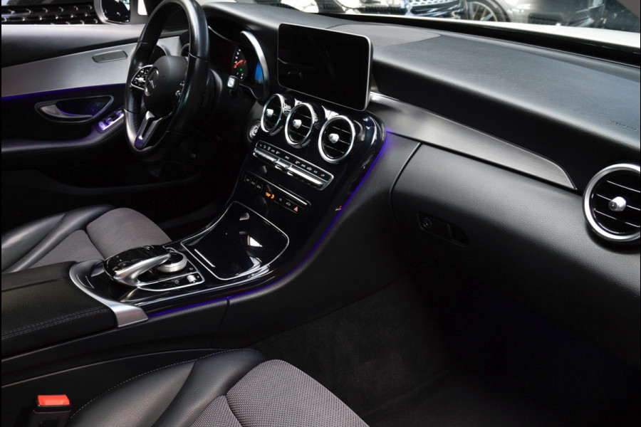 Mercedes-Benz C-Klasse Estate 180 Navi Leder Camera LED PTS Elektr. achterklep Climate Control LM velgen