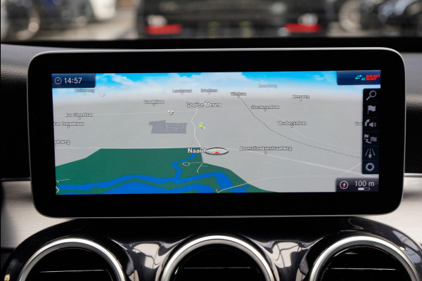 Mercedes-Benz C-Klasse Estate 180 Navi Leder Camera LED PTS Elektr. achterklep Climate Control LM velgen